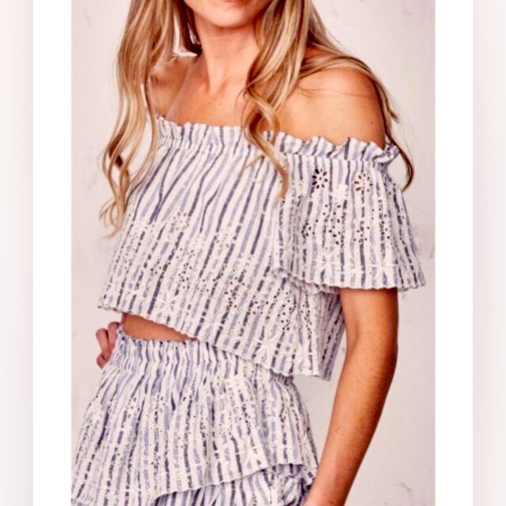 LoveShackFancy Over the Shoulder Top